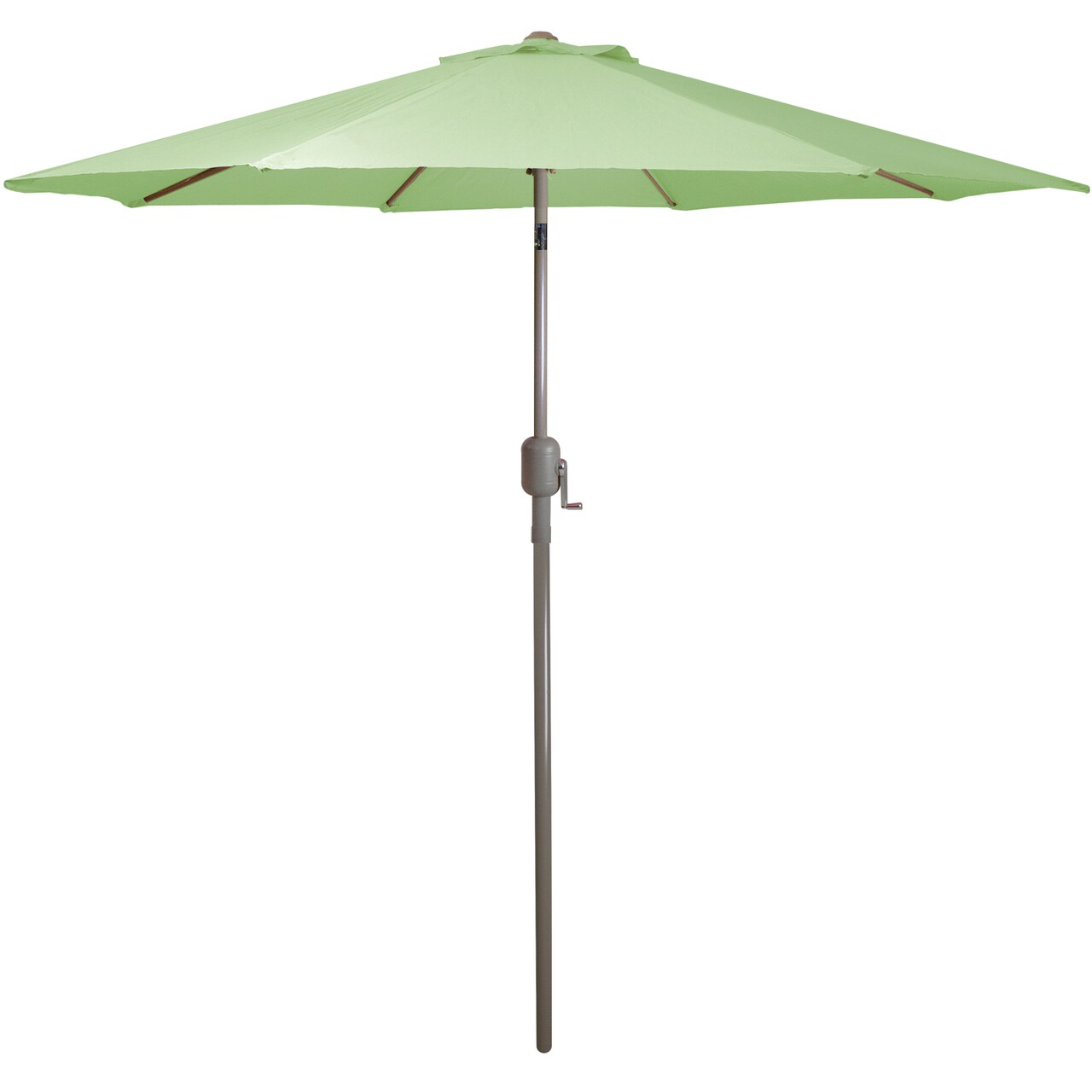 Northlight Outdoor Patio Market Umbrella with Hand Crank and Tilt - 9' - Sage Green